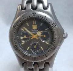 【稼動品】ELGIN TITANIUM　メンズ腕時計　クォーツ　クロノグラフのサムネイル