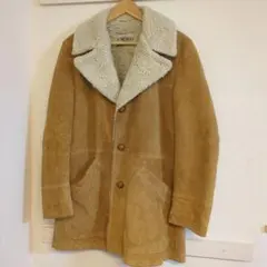 ボア襟ジャケット ベージュ
