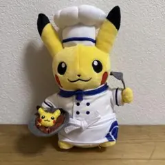 ポケモンカフェ シェフピカチュウ ぬいぐるみ 約22cm ポケモンセンター