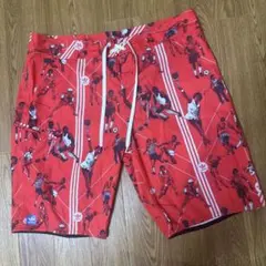 adidas アディダス 総柄 swim trunks