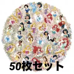 ディズニープリンセス ステッカー シール 50枚セット