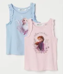 女の子 120 まとめ売り H＆M アナと雪の女王 タンクトップ 夏服のサムネイル
