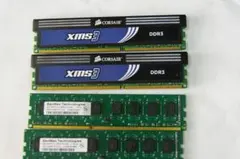 Corsair、サンマックス、 DDR3 2GBx4枚　合計8GB メモリー