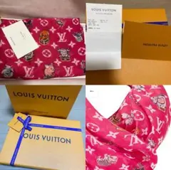 値下げ　新品　ルイ・ヴィトン　スカーフ　動物　干支　大判　140*200