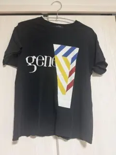 週末セールJEANASIS グラフィックプリントTシャツ ブラックのサムネイル