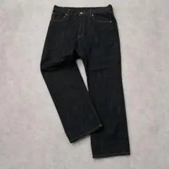 vintage メンズ ストレートデニムパンツ ダークインディゴ y2kのサムネイル