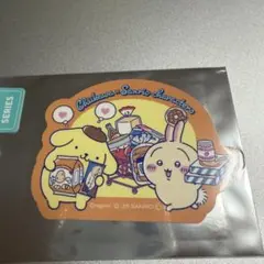 ポムポムプリン　うさぎ　ちいかわ x サンリオキャラクターズ ステッカー