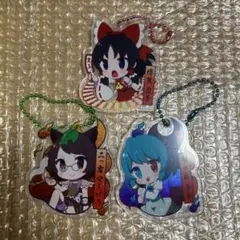 東方Project ダイソー　アクリルキーホルダー　アクキー　霊夢