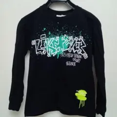 値下げZAPA グラフィティ風長袖カットソー 140cm