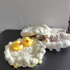 ハンドメイド　コースター　四種類