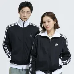 アディダス　トラック　ジャケット　ブラック　ホワイト　ジャージ　クラッシック