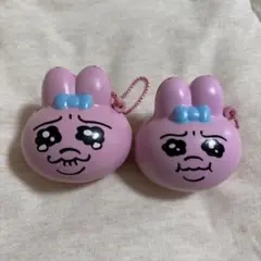 スクイーズチャーム　おぱんちゅうさぎ2個セット