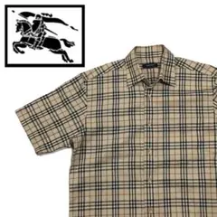 Burberry バーバリー ノバチェック シャツ S 日本製 三陽商会