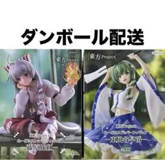 東方Project　藤原妹紅　東風谷早苗　フィギュア