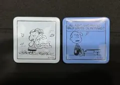 スヌーピーミュージアム　コミック缶バッジ　２個セット