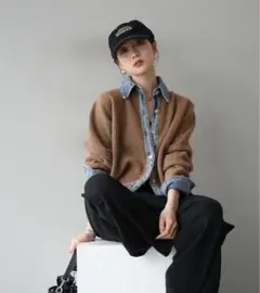 Lumier ESICAデニムレイヤードニットANDREA&Coリュミエ エシカ