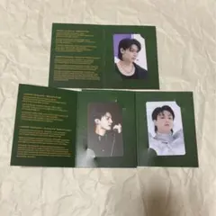 ジョングク GOLDEN 展示会特典フォトカード 3枚セット