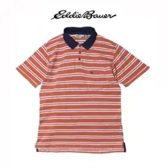OLD Eddie Bauer エディー・バウアー マルチボーダーポロシャツ Mのサムネイル