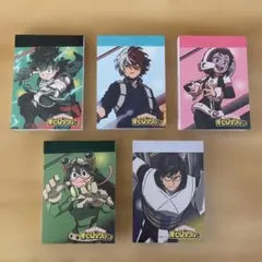 ヒロアカ ミニメモ帳コレクション 緑谷出久 蛙吹梅雨 轟焦凍 お茶子 飯田天哉