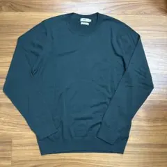 GIM Super140'sウール30Gウール クルーネックニット