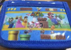 スーパーマリオ 財布 青色