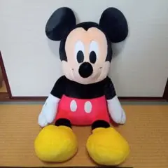 【新品タグ付き】 ディズニーミッキーマウス　グランデぬいぐるみ　おすわりVer.