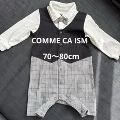 セレモニースーツ チェック柄 蝶ネクタイ付き