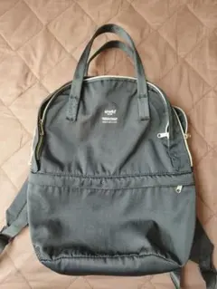 anello ブラック リュック・バックパック