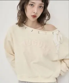 muguet】drost border tops/RED - メルカリ