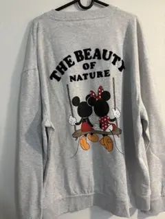 Disney ミッキー ミニー スウェット　３Ｌサイズ 未使用タグ付き