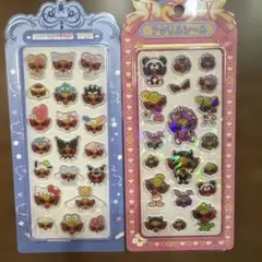 ヒスミニ アクリルシール　２枚セット ぷっくりシールおまけ付♡