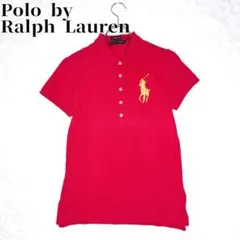 00s POLO RALPH LAUREN ビッグポニー ポロシャツ 短丈ピンク