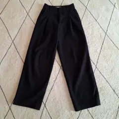 ユニクロ　 ネイビー ワイドパンツ XS