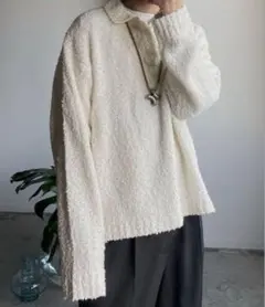 LIDNM　SKIPPER KNIT POLO　Mサイズのサムネイル