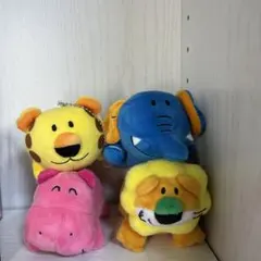 たべっ子どうぶつ お手玉マスコット ぬいぐるみ 4種セット