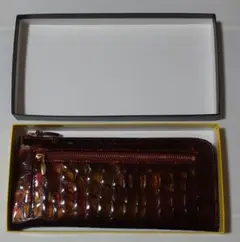 高級感◎！超安値！ TATT CALF 長財布 エナメルクロコ