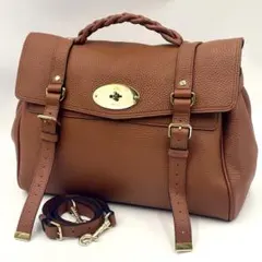 【定価26万・美品】マルベリー アレクサ サッチェルバッグ グレインレザー現行