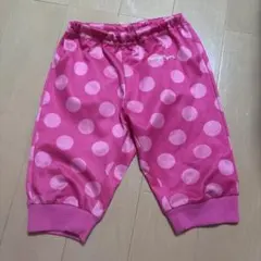 moujonjon ハーフパンツ ピンク ドット柄　ムージョンジョン