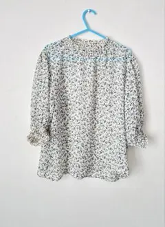 花柄 半袖シャツ ポリエステルWcloset