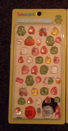 新品未使用　3Dたまごっちボンボン風シール