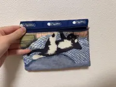 LeSportsac 猫イラスト ポーチ