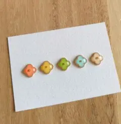 no.190 ハンドメイド レジン ピアス イヤリング