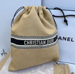 DIOR ホリデー限定 デザインメゾンディオール ノベルティ巾着ポーチ