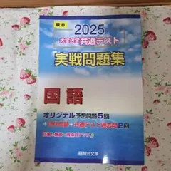 【美品】2025大学入学共通テスト 国語 実戦問題集