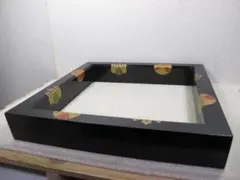 ②輪島塗 伝統工芸師 津田哲斎作 沈金絵替 銘々皿 五客 美品 共箱 送料