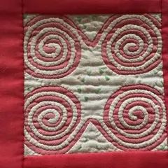 アンティーク　タイ　チェンマイ　ハンドメイド　パッチワーク　ポーチ