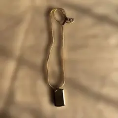 POLICE ゴールド プレートネックレス