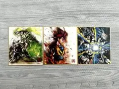 ドラゴンボール色紙アート　3枚セット