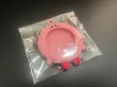 缶バッチケース　カービィ シリコンキーホルダー ピンク