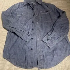 GapKids デニム調 ボタンアップシャツ 150 XL